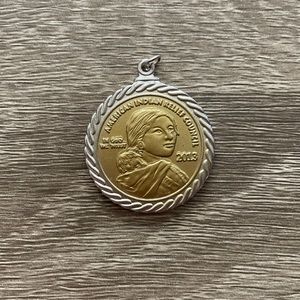 american indian relief pendant